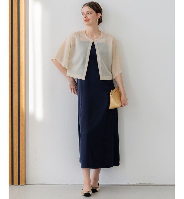 23区「【APPLAUDIR】グロッシーニット ボレロカーディガン」|カーディガン|