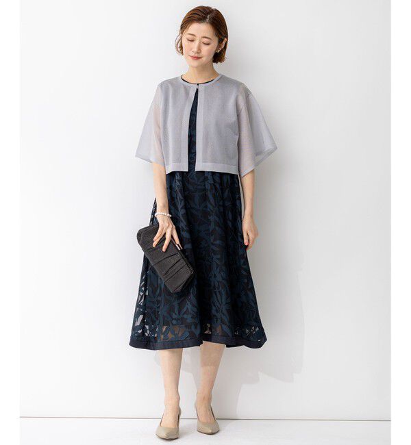 23区「【APPLAUDIR】グロッシーニット ボレロカーディガン」|カーディガン|