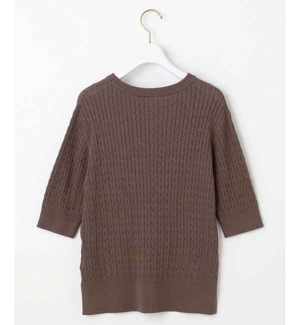 ANY SIS「ケーブルニット プルオーバー」|ニット・セーター|