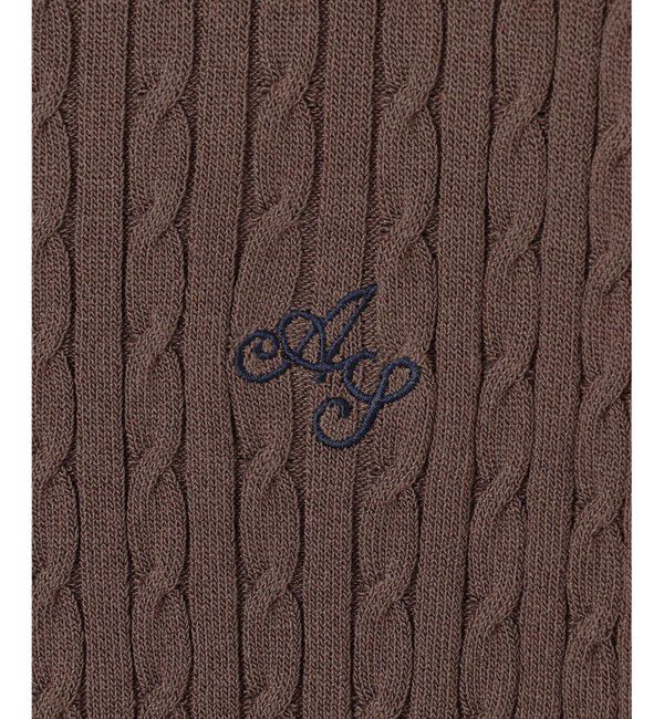 ANY SIS「ケーブルニット プルオーバー」|ニット・セーター|