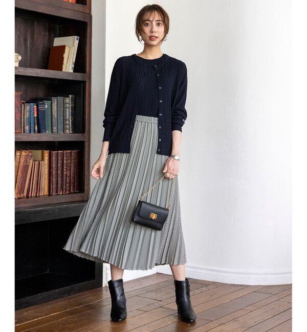 ANY SIS「ケーブルニット プルオーバー」|ニット・セーター|