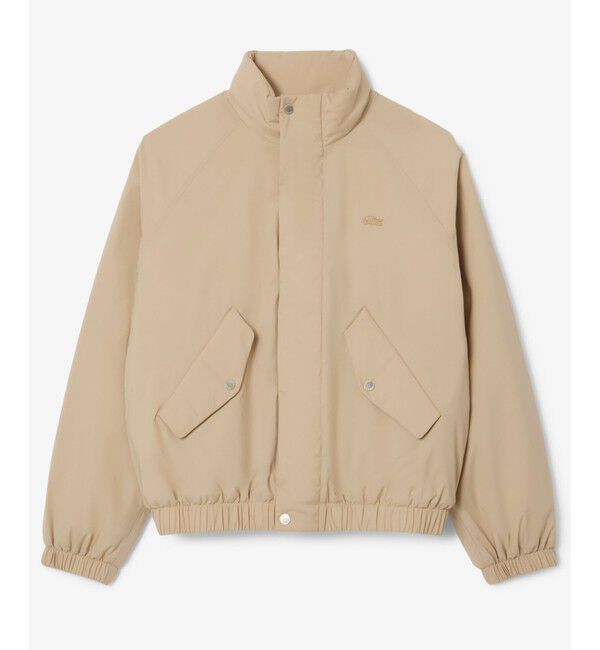 LACOSTE「撥水 防風 パデッド ボリュームテクニカルナイロンブルゾン」|ダウン|