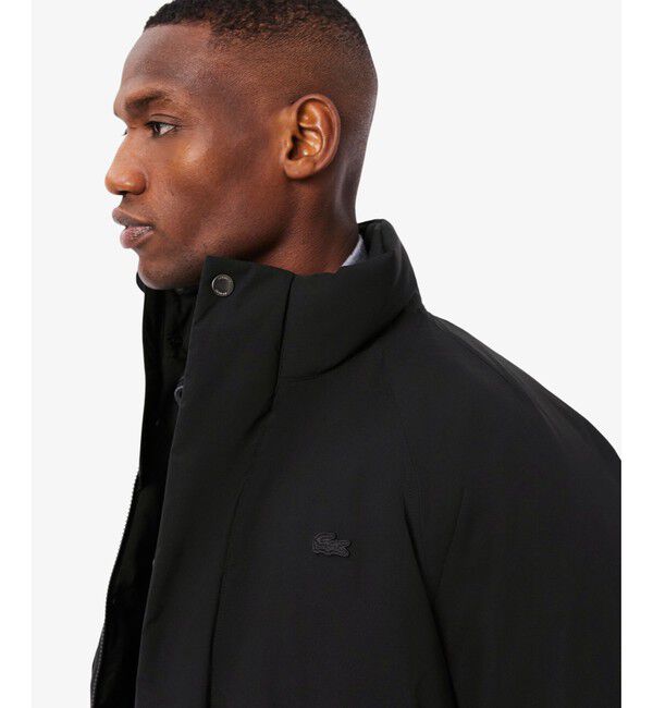 LACOSTE「撥水 防風 パデッド ボリュームテクニカルナイロンブルゾン」|ダウン|