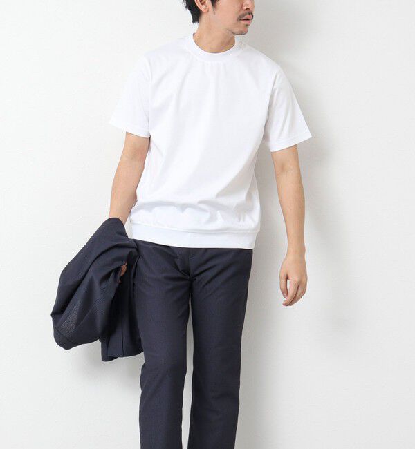 NOLLEY'S goodman「《ビジカジ対応》シルケットスムースドレスTシャツ 25SS」|Tシャツ・カットソー|