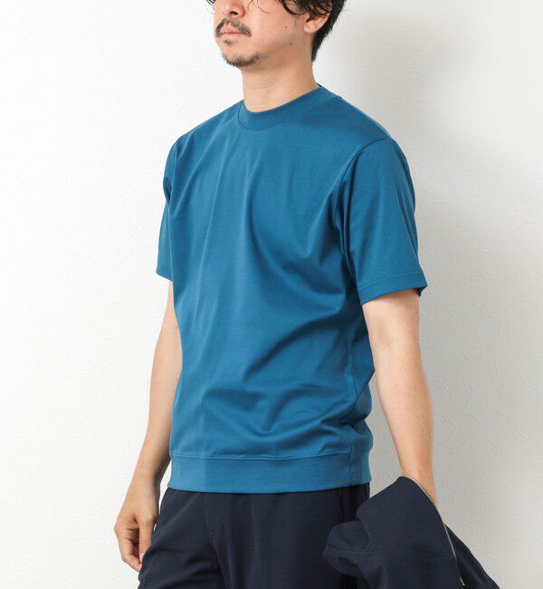 NOLLEY'S goodman「《ビジカジ対応》シルケットスムースドレスTシャツ 25SS」|Tシャツ・カットソー|ブルー