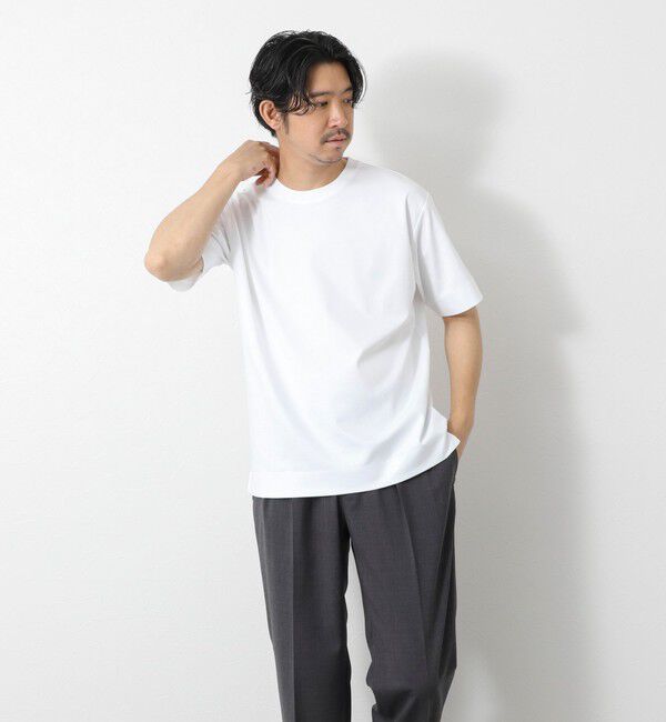 NOLLEY'S goodman「《ビジカジ対応》ハイゲージ シルケットポンチ ドレスCN T 25SS」|Tシャツ・カットソー|