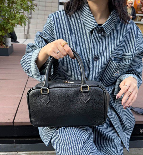 fredy emue「FR横長レザーボストンバッグ」|ショルダー・メッセンジャー|