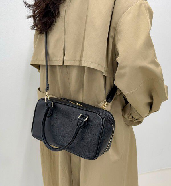 fredy emue「FR横長レザーボストンバッグ」|ショルダー・メッセンジャー|