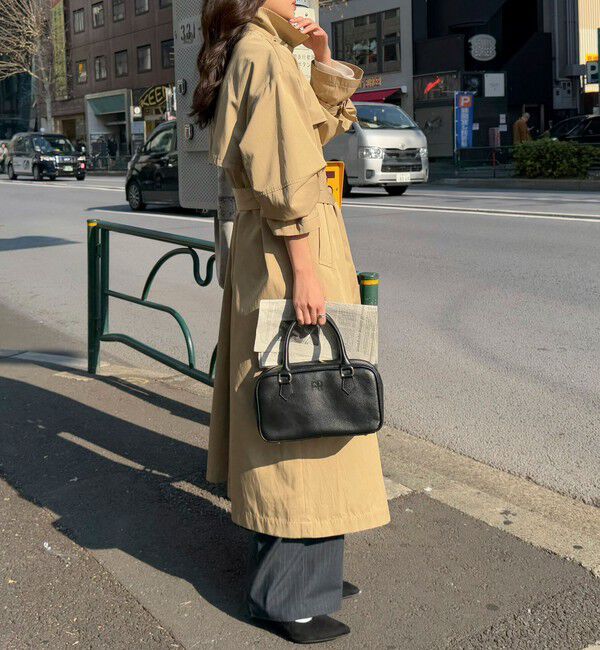 fredy emue「FR横長レザーボストンバッグ」|ショルダー・メッセンジャー|