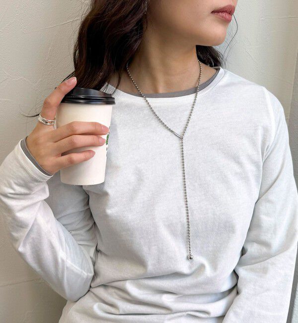 fredy emue「ボールチェーンフリーネックレス」|ネックレス|シルバー