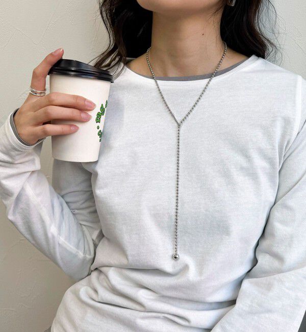 fredy emue「ボールチェーンフリーネックレス」|ネックレス|