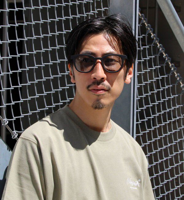 GLOSTER「【GLOSTER/グロスター】マット加工 フラットサングラス カラーレンズ」|サングラス|