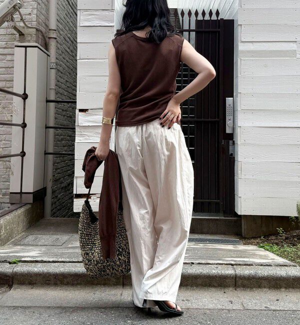 fredy emue「リネン混ノースリーブニットプルオーバー」|タンクトップ|