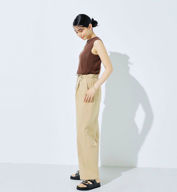 fredy emue「リネン混ノースリーブニットプルオーバー」|タンクトップ|