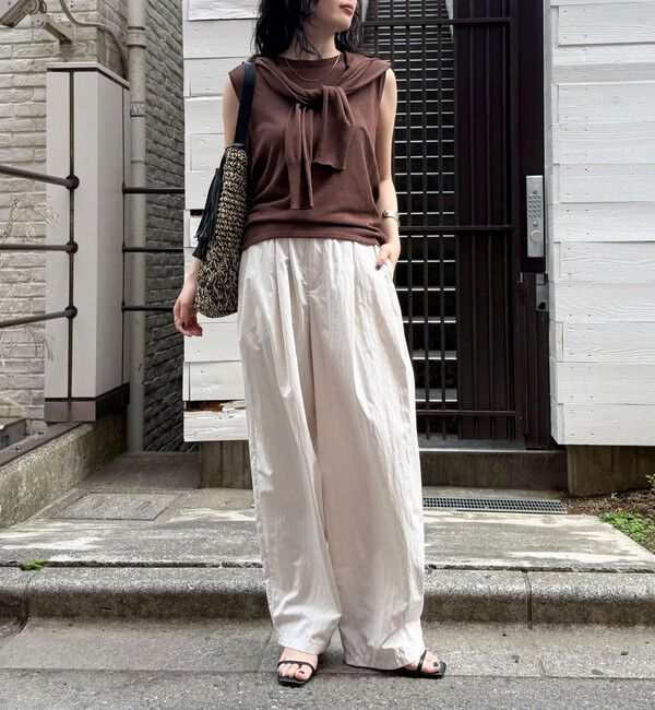 fredy emue「リネン混ノースリーブニットプルオーバー」|タンクトップ|