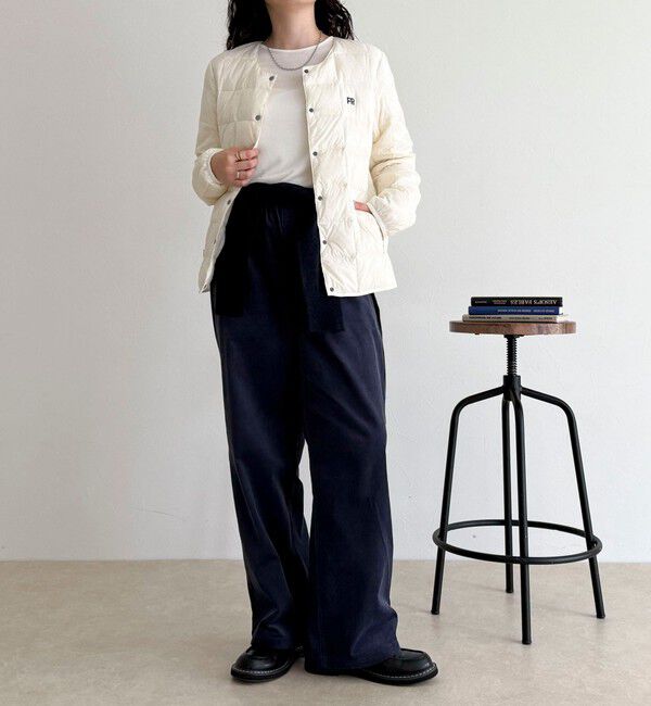 fredy emue「《別注》【TAION/タイオン】CREW NECK BUTTON DOWN JK ダウンジャケット」|ダウン|