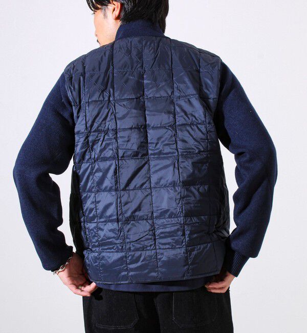 GLOSTER「【TAION/タイオン】ベーシック ハイネックWジップ ニットスリーブダウンジャケット」|ダウン|