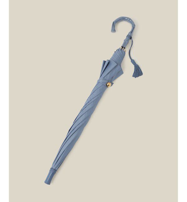 ROPE「【晴雨兼用・高機能】スライド式 ショートバンブーパラソル【UVカット/遮光・遮熱・防水効果】」|傘|