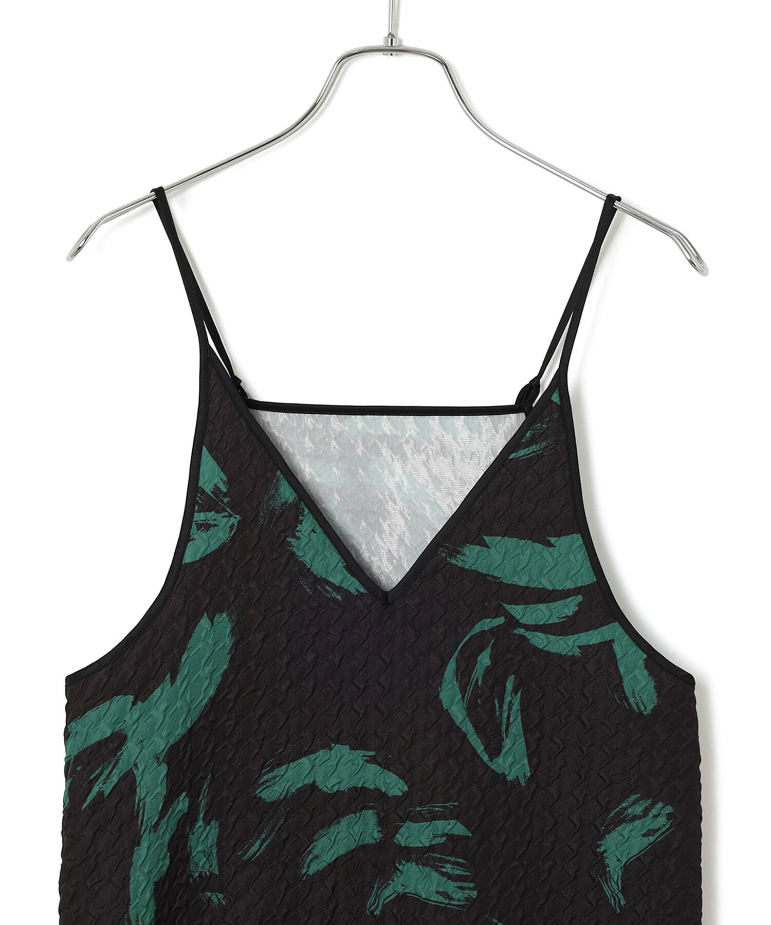 VIS「【洗える】アート柄キャミワンピース」|ワンピース|