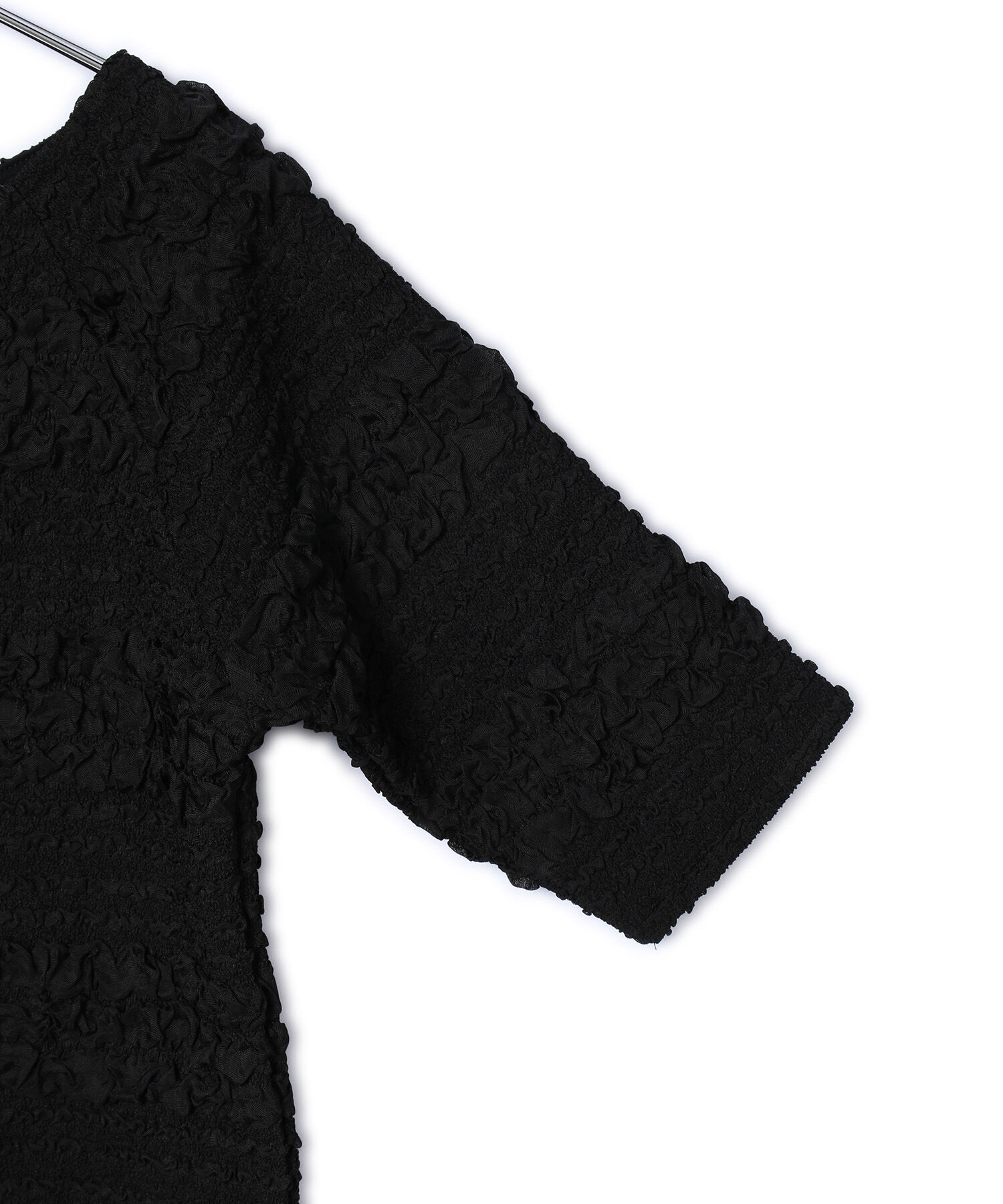 VIS「【洗える】ポコポコジャガードTシャツ」|Tシャツ・カットソー|