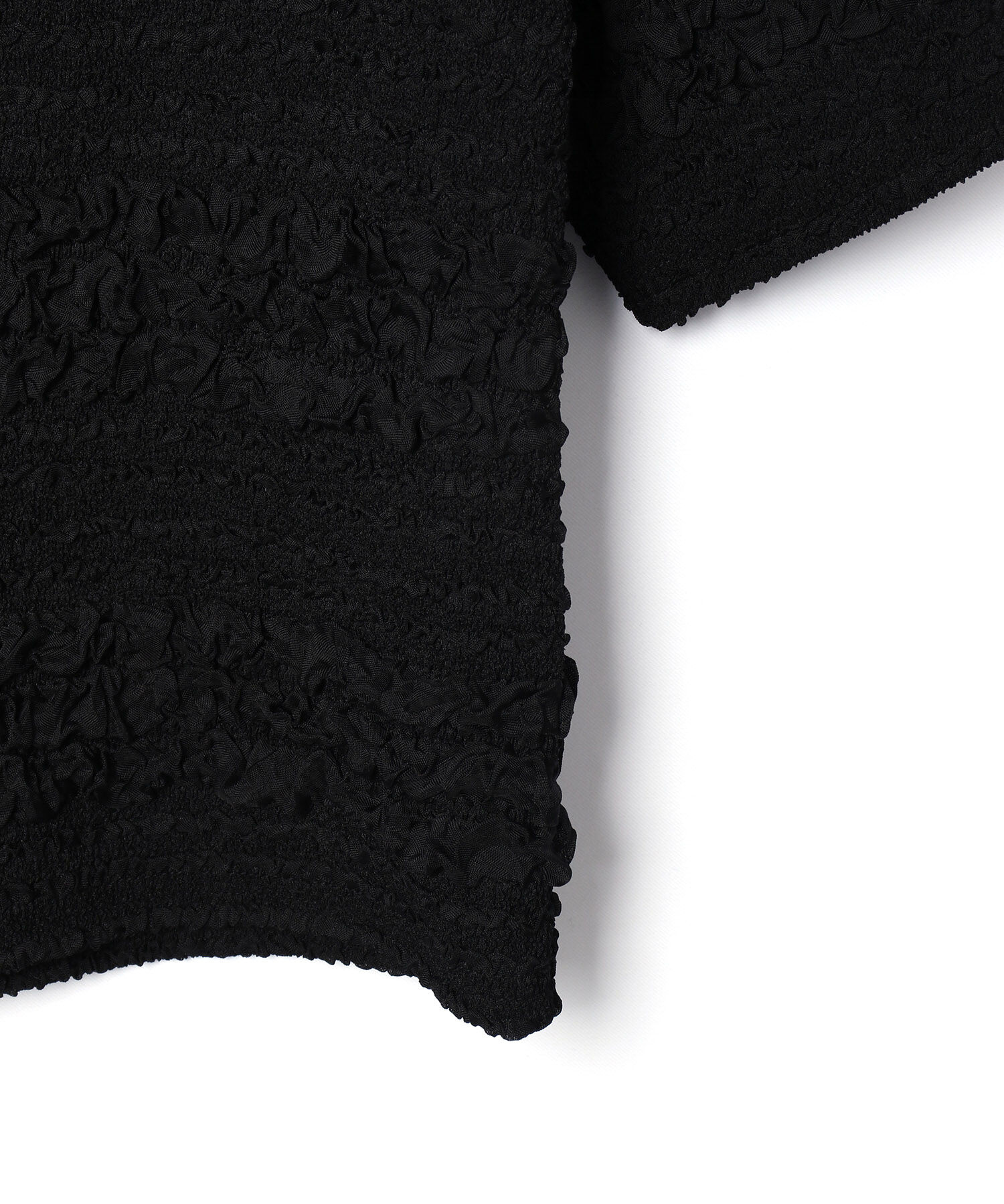 VIS「【洗える】ポコポコジャガードTシャツ」|Tシャツ・カットソー|