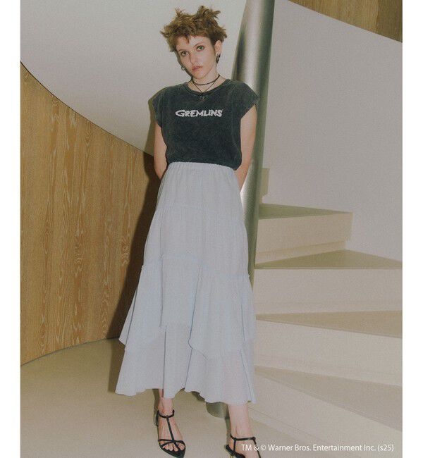 VIS「【グレムリン】VIS別注 ビンテージ風レタリング＆フォトTシャツ」|Tシャツ・カットソー|