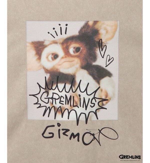 VIS「【グレムリン】VIS別注 ビンテージ風レタリング＆フォトTシャツ」|Tシャツ・カットソー|