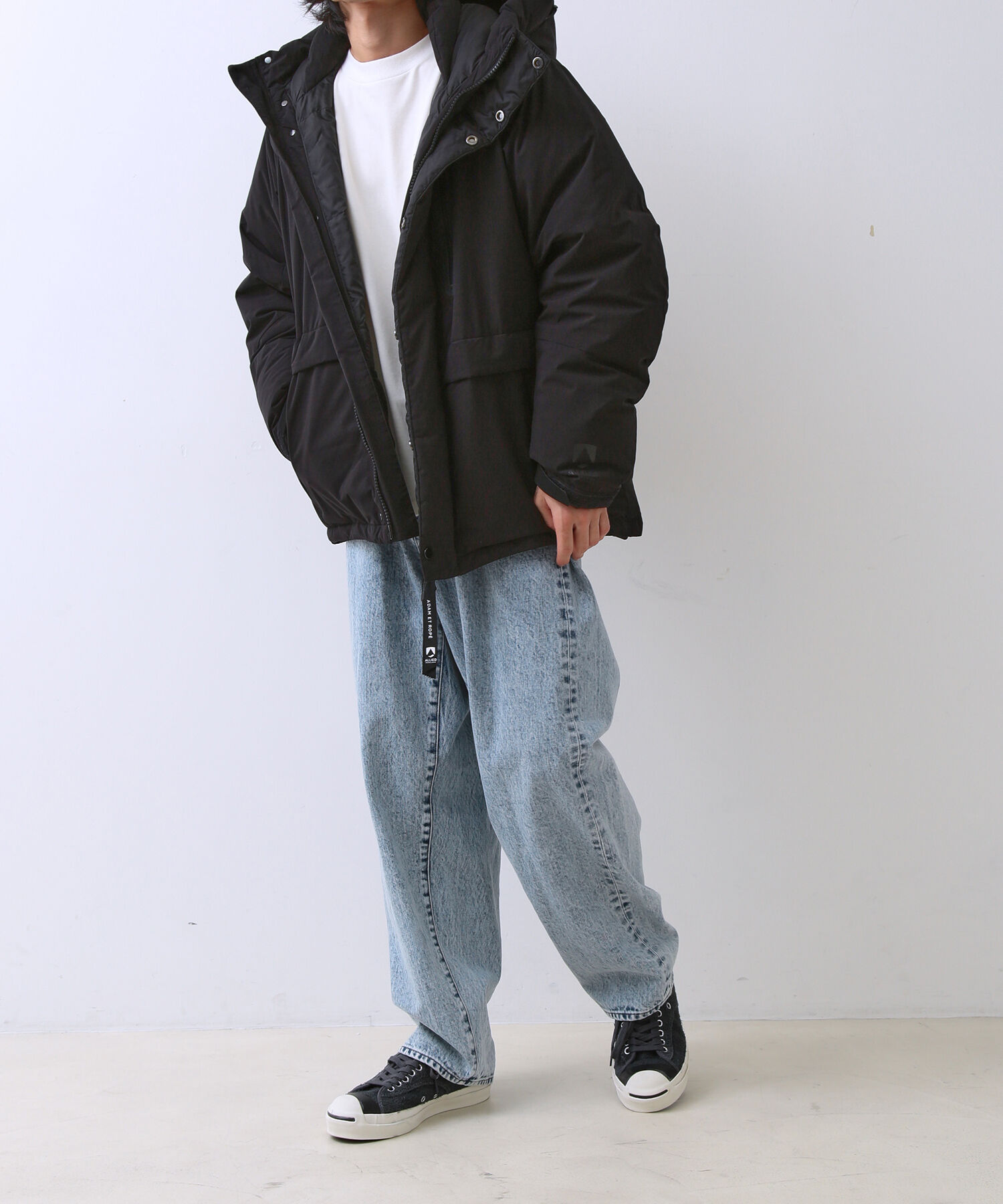 ADAM ET ROPE'「【ALLIED】700FP ショート フーディー ダウンジャケット / ユニセックス」|ダウン|