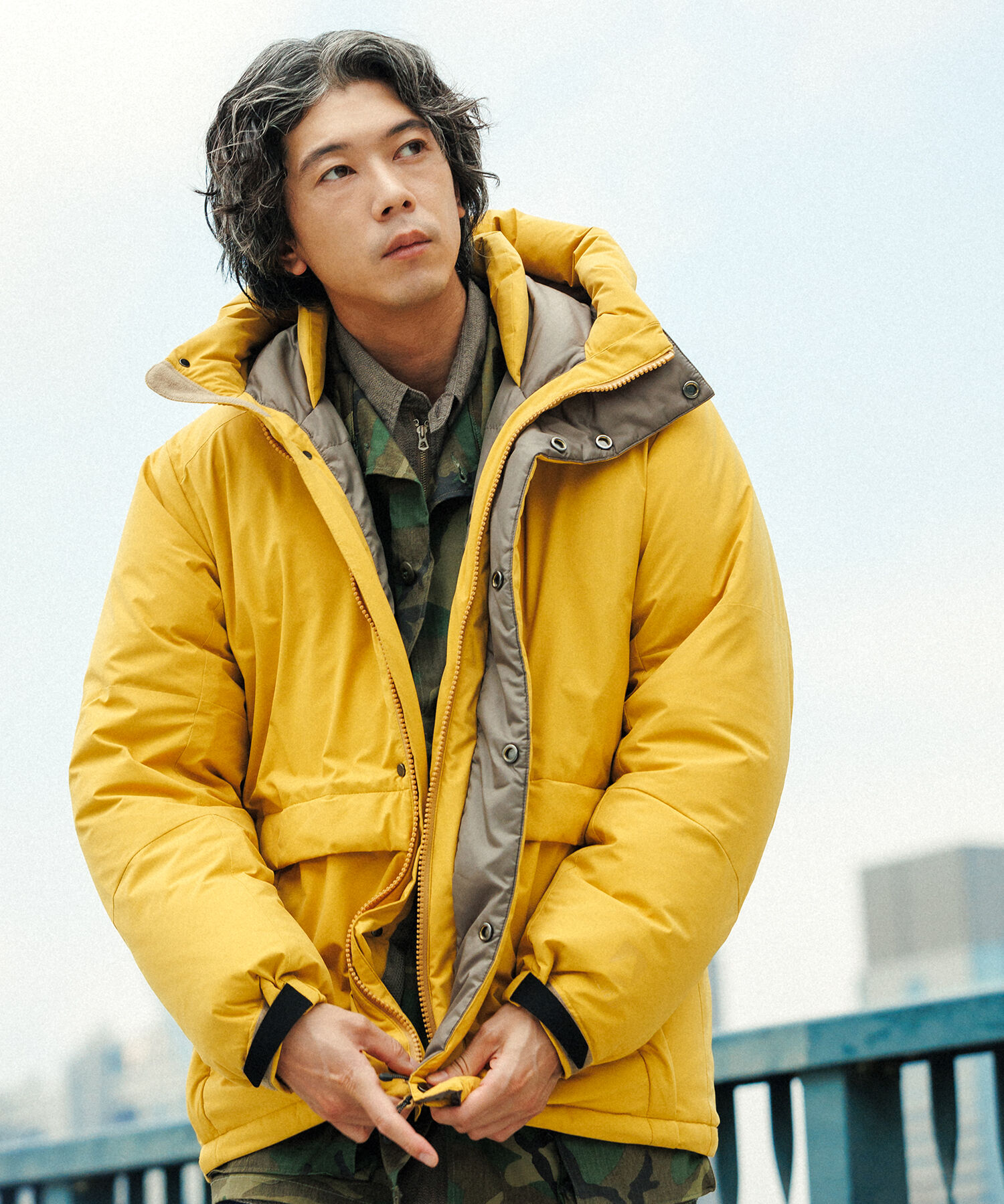 ADAM ET ROPE'「【ALLIED】700FP ショート フーディー ダウンジャケット / ユニセックス」|ダウン|