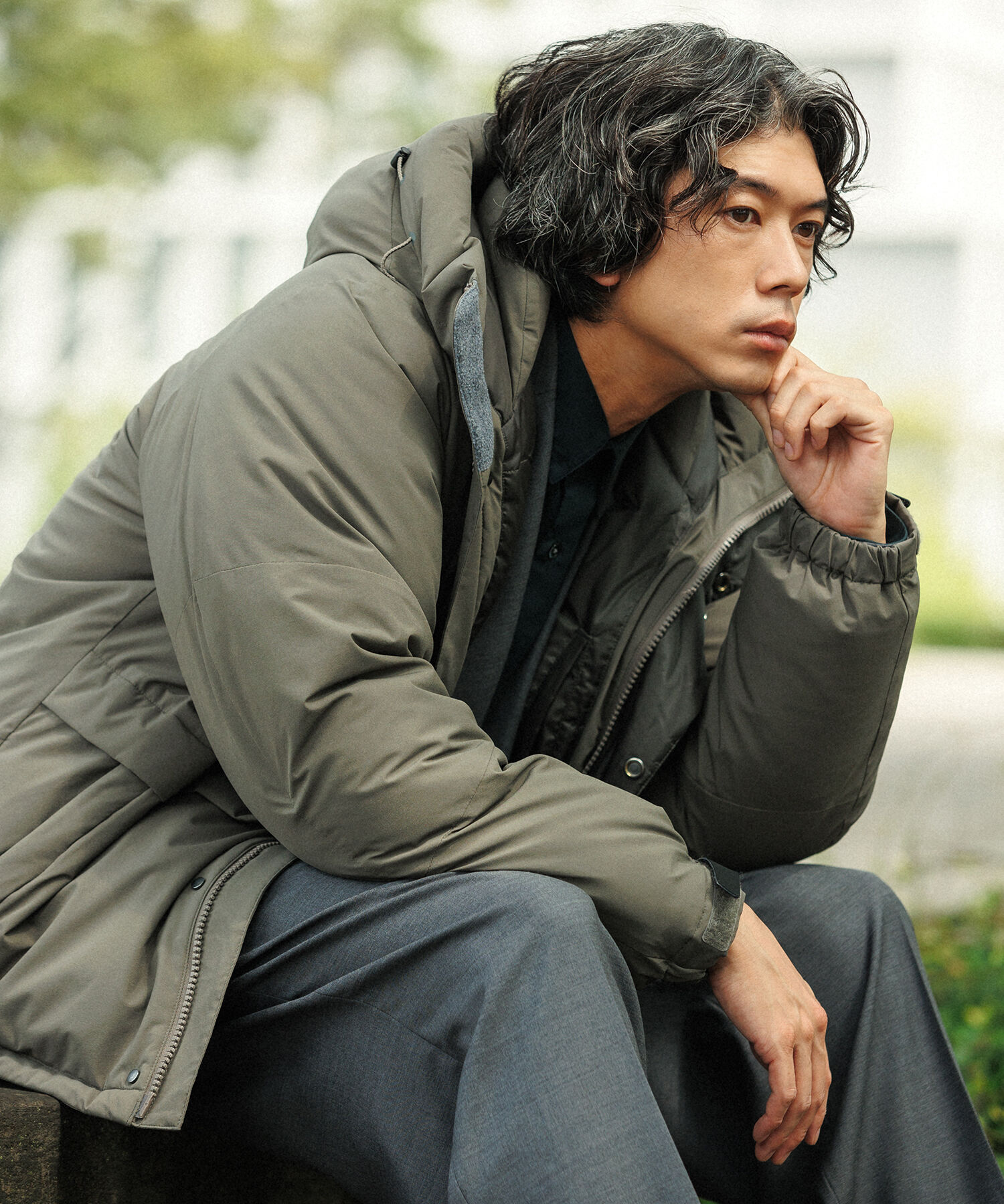 ADAM ET ROPE'「【ALLIED】700FP ショート フーディー ダウンジャケット / ユニセックス」|ダウン|