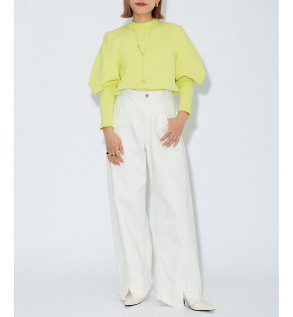 ADAM ET ROPE'「【サステナブル】ルーズフィットアジャストデニム」|デニム|シロメイン