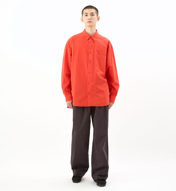 ORCIVAL「ORCIVAL | ガーメントダイ レギュラーカラーシャツ MEN」|シャツ・ブラウス|