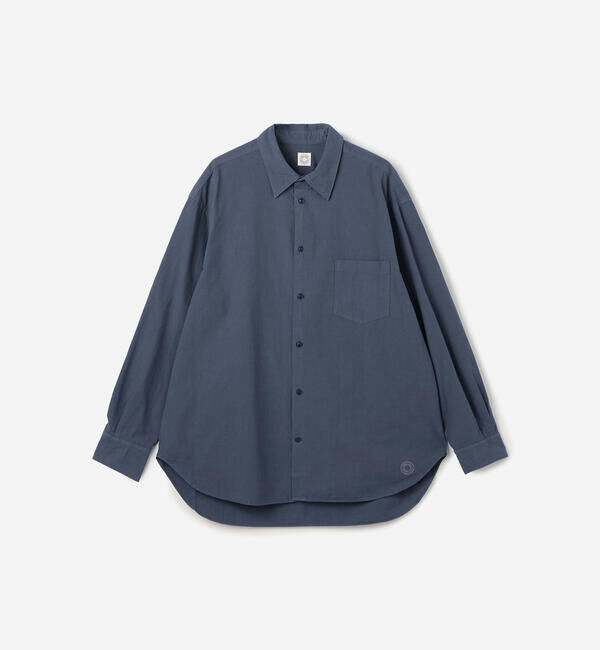 ORCIVAL「ORCIVAL | ガーメントダイ レギュラーカラーシャツ MEN」|シャツ・ブラウス|BLUE系1