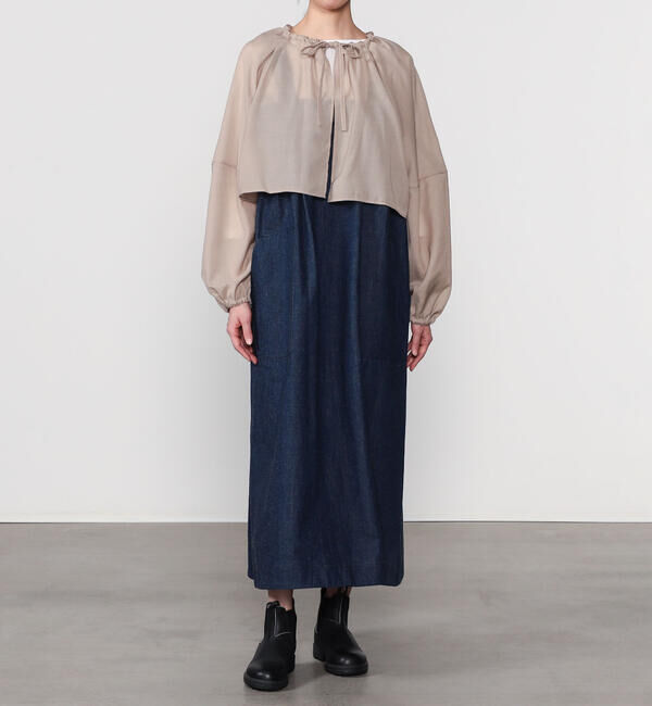 ORCIVAL「ORCIVAL | シアー ショートボレロシャツ WOMEN」|シャツ・ブラウス|