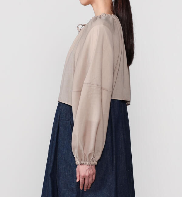 ORCIVAL「ORCIVAL | シアー ショートボレロシャツ WOMEN」|シャツ・ブラウス|