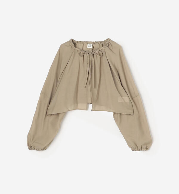 ORCIVAL「ORCIVAL | シアー ショートボレロシャツ WOMEN」|シャツ・ブラウス|