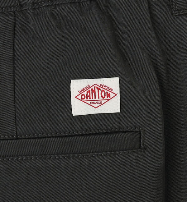 DANTON「DANTON | コットンナイロンツイル 2タックワイドイージーパンツ MEN」|チノ|