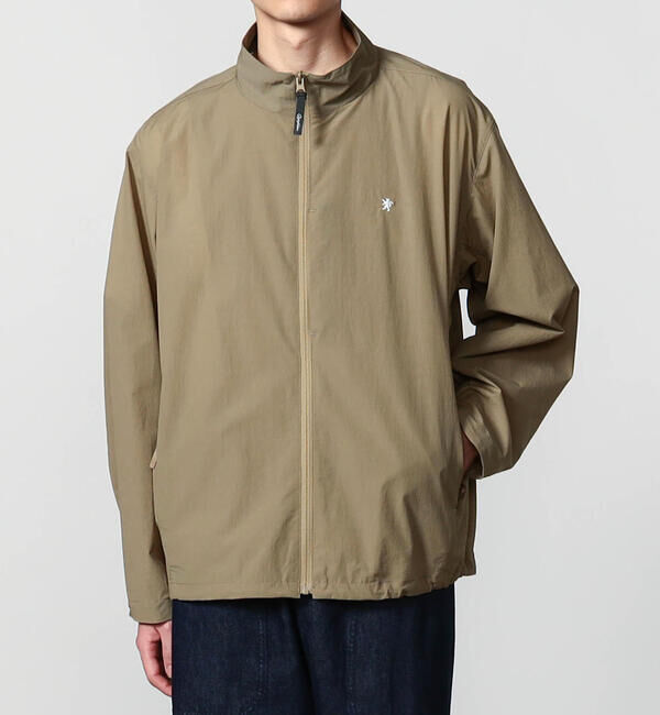 GYMPHLEX「Gymphlex | ナイロンコットン ジップジャケット MEN」|テーラードジャケット|BEIGE