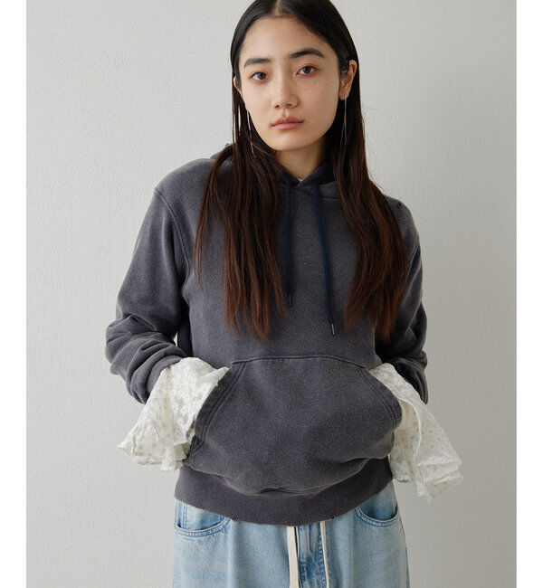  「ダメージフーディプルオーバー」|Tシャツ・カットソー|