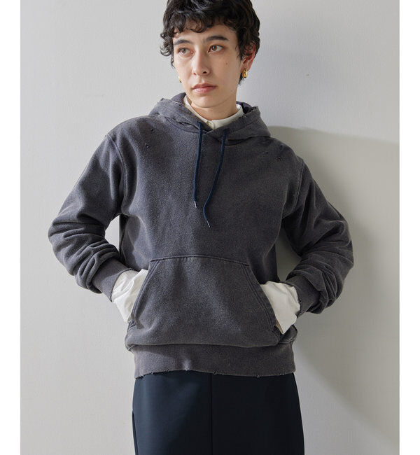  「ダメージフーディプルオーバー」|Tシャツ・カットソー|