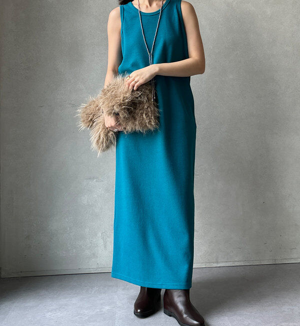  「【全骨格細見え】ブークレーダンボールタンクワンピース」|ワンピース|