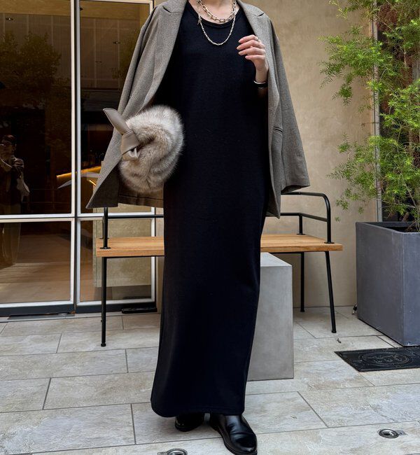  「【全骨格細見え】ブークレーダンボールタンクワンピース」|ワンピース|