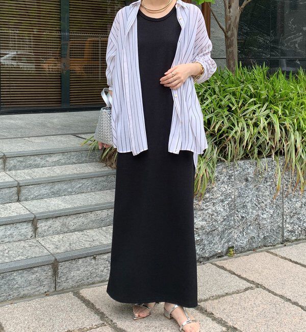  「【全骨格細見え】ブークレーダンボールタンクワンピース」|ワンピース|