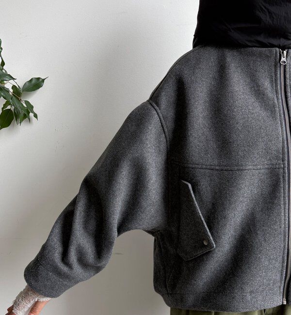  「【WEB限定】フラノ&times;タフタブルゾン」|その他|