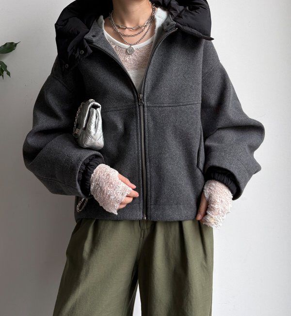  「【WEB限定】フラノ&times;タフタブルゾン」|その他|