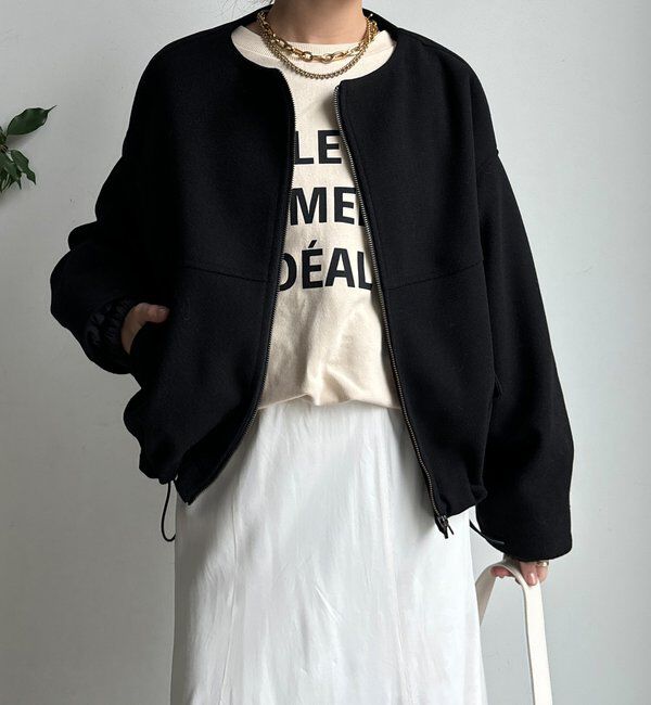  「【WEB限定】フラノ&times;タフタブルゾン」|その他|