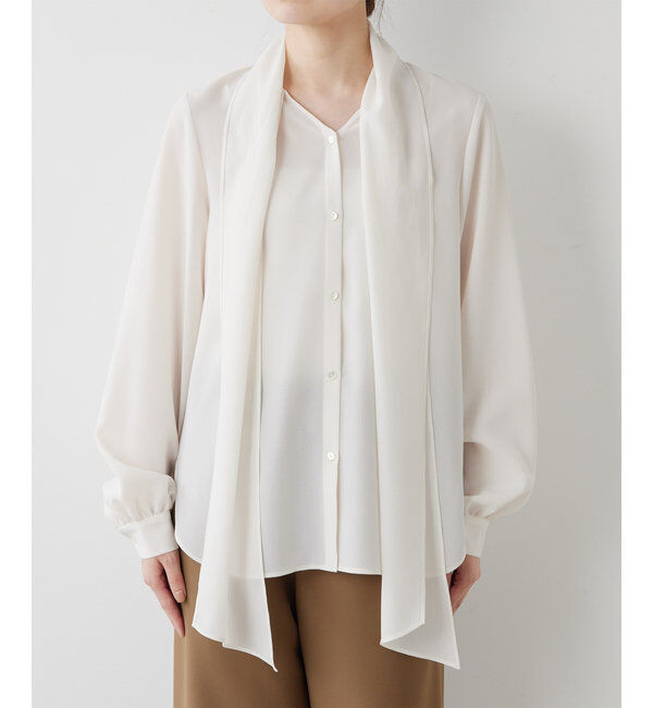  「フィネスボウタイブラウス2」|シャツ・ブラウス|