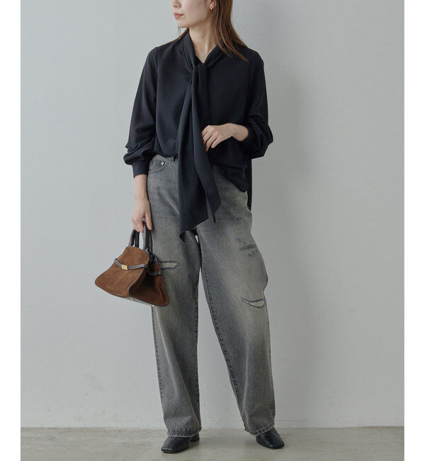  「フィネスボウタイブラウス2」|シャツ・ブラウス|