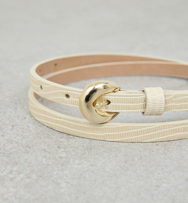  「プランプバックルベルト」|ベルト|