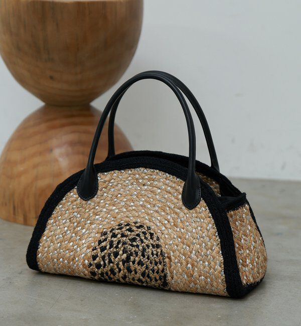  「 【Jhuri Shate】ハーフサークルバッグ/L」|トートバッグ|